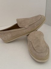 Marc Fisher Jerrick Tan Leather Loafers Women  s 9 NEW WITH DEFECTS