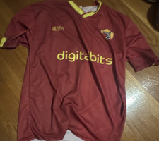 AS Roma Paulo Dybala #21 Soccer Jersey Red Yellow Men’s Size XL