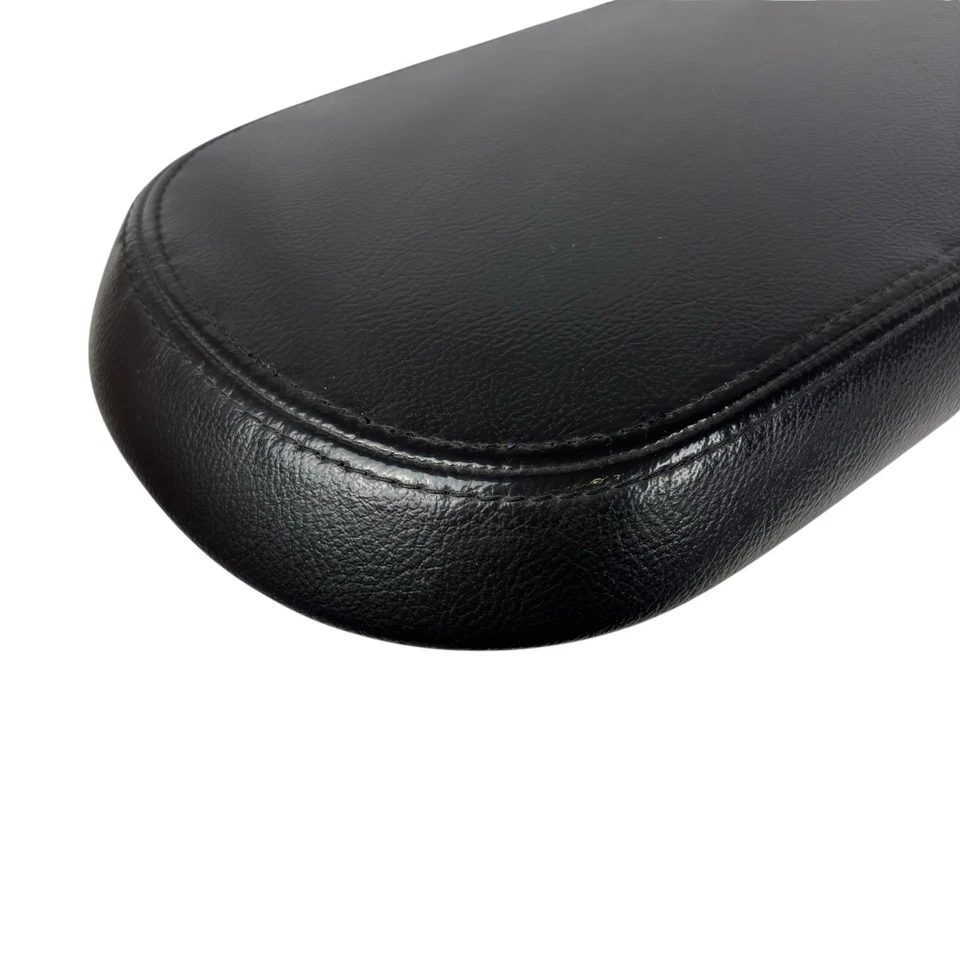 Cubierta de tapa de reposabrazos de cuero negro OEM 08-09 Ford Taurus X Foto 3 de 4