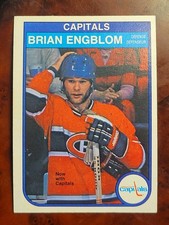 1982-83 O-Pee-Chee OPC Brian Engblom #362 Montreal Canadiens / Capitals 