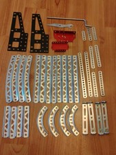 Gilbert Erector Set Mid-1950's Nice Unused Girder and Parts Lot