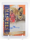 ALLEN IVERSON 2025-26 TOPPS FINEST MASTERS AUTO ORANGE GEOMETRIC /15 Q6438