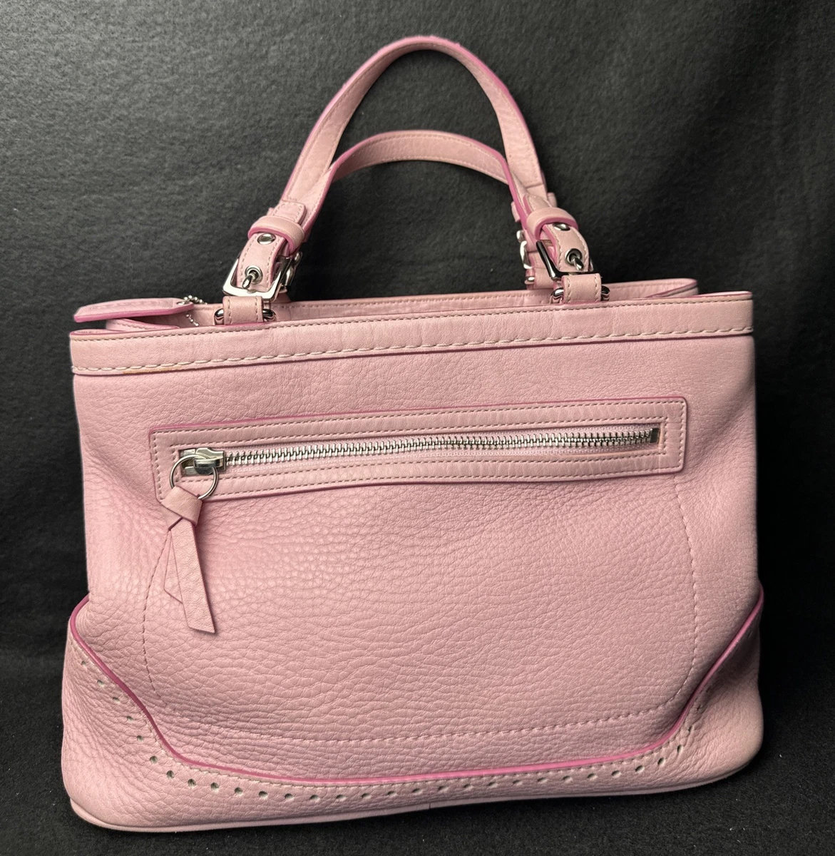 COACH ピンク レザー バッグ Coach ピンク ショルダーバッグ バッグ & ハンドバッグ 女性用 | eBay