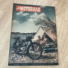 Magazine moto "das Motorrad" N° 19 1951 NSU Lux GP Allemagne 51  etc