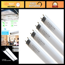 18" T8 Fluorescent Light Bulb 15W Cool White 4100K G13 Bi-Pin Base - 4 Pack