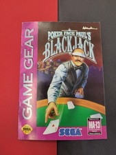 Poker Face Black Jack Sega Game Gear Manual Instructions Booklet Insert ONLY