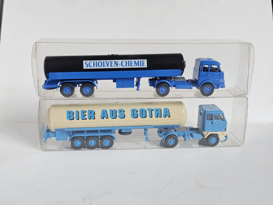 Wiking #0805 + #0786 Konvolut 2 Tank-SZ Bier aus Gotha + Scholven-Chemie / TOPP