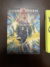 Damian Lillard 2024-25 Panini Origins /10 Gold Cosmic Storm Bucks #16