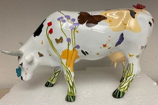 COW PARADE RAMONA (L) NEU MIT FARBFEHLERN SCHMETTERLINGEN BUTTERFLY