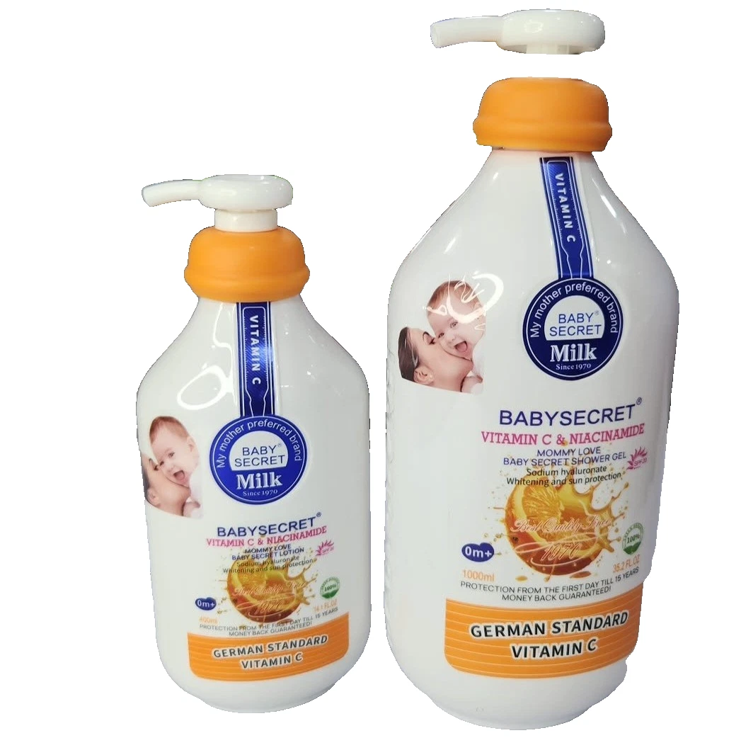Baby Secret Vitamin C & Niacinamide Lotion, Shower Gel-2 in 1
Opens in a new window or tab