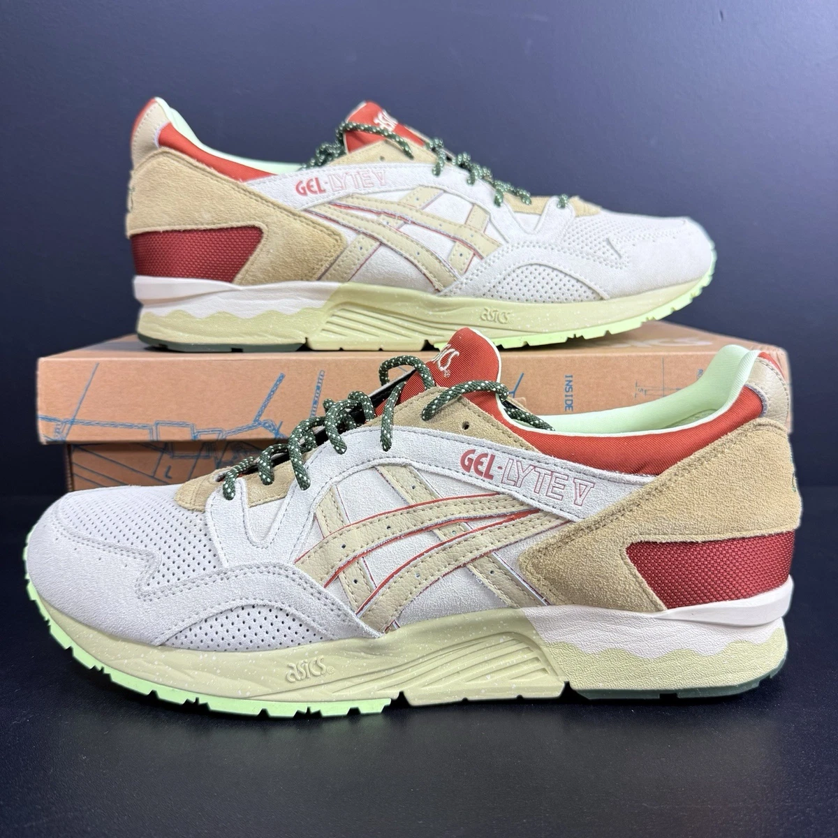 Las mejores ofertas en Asics Gel Lyte 5 Spring Pack - White | eBay