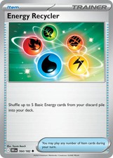 4x Energy Recycler - 164/182 SV10: Destined Rivals Playset x4