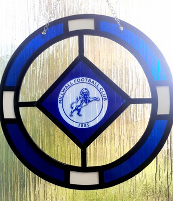 Millwall Glasfensterbehang. Ideales Geschenk für Millwall Ventilator 8 Zoll Durchmesser 