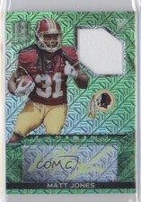 2015 Panini Spectra Aspiring Neon Green Prizm 21/25 Matt Jones Patch Auto 4o3