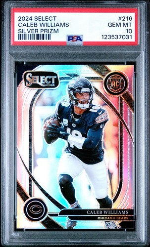 2024 Panini Select Caleb Williams #216 - Silver Prizm - Bears - PSA 10 💎