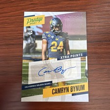 2021 Panini Chronicles Draft Picks Camryn Bynum Prestige Green Xtra Points Auto