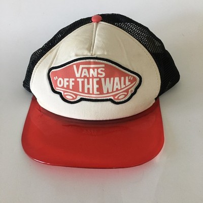 Cap Vans Attendance Trucker Tilly s Vans Girls Transparent Clear Red Visor