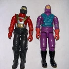 Vintage 1988 3.75” Hasbro GI Joe Astro Viper Toxo Viper Lot V1 Figures 3 3/4” OT