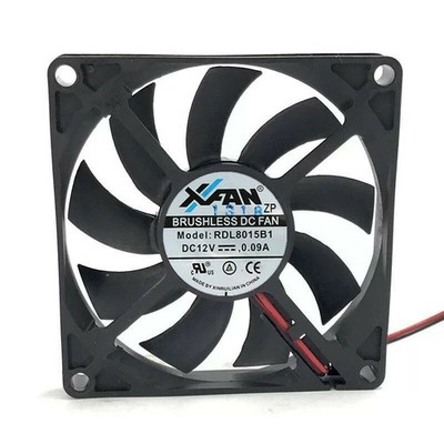 XINRUILIAN RDL8015B1 80*80*15MM 8CM 80mm 12V 0.09A 2Pin Cooling Fan *hh
