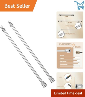 #ad #ad Pressure Washer Extension Wand Stainless Steel 17Inch Quick Connect 2 Pack $27.98