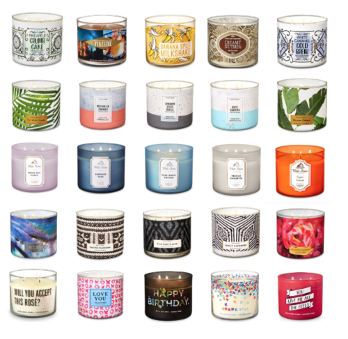 1 Bath & Body Works Candle 3 wick PB & J candle, Summer winter