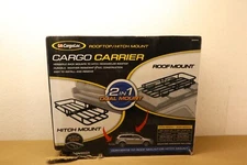 CargoLoc 2 in 1 Cargo Carrier, Attaches to Hitch or Roof Racks