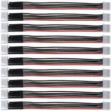 Jstxh 4s Balance Plug Extension Lead Wire 200mm 10 Pcs For Lipo Battery Balance 