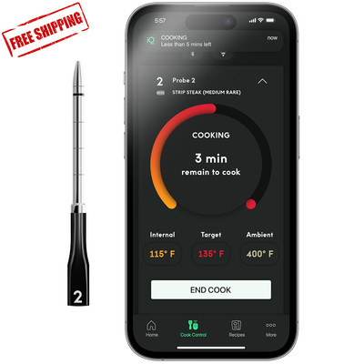 Smart Thermometer Bluetooth/Wifi Monitor Two (Replacement Probe #2)