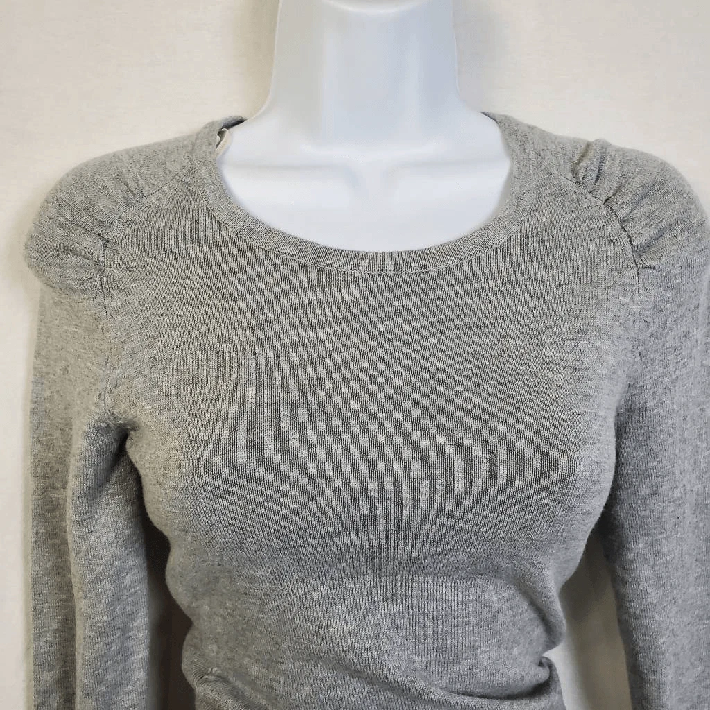 UNDERCOVER Abito maglione bodycon maglia arricciata manica lunga grigio Victoria’s Secret XS