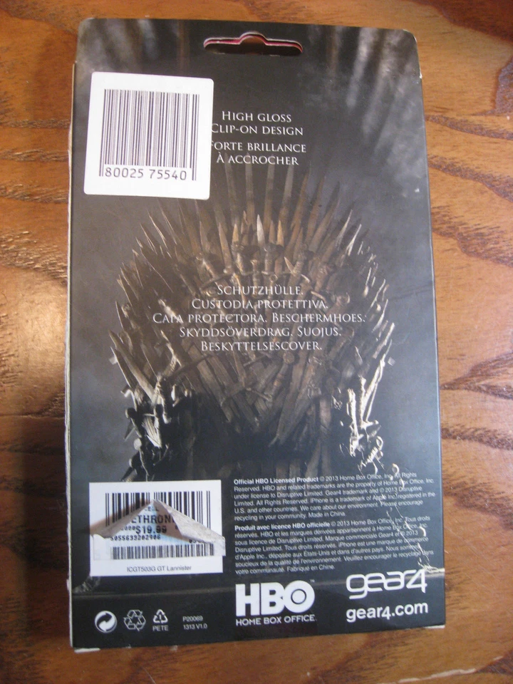 IPhone 5 - Protective Cover - Plastic Case - Game of Thrones - Lannister Sigil - Image 3 of 3