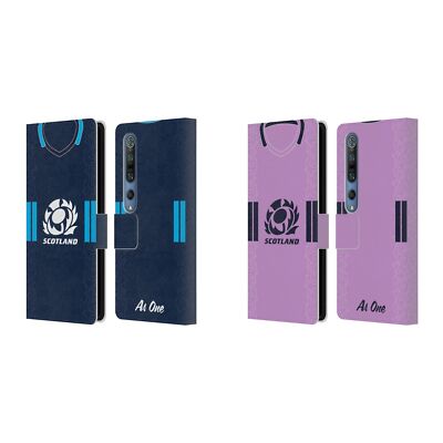 OFFICIAL SCOTLAND RUGBY 2022/23 CREST KIT LEATHER BOOK CASE FOR XIAOMI PHONES