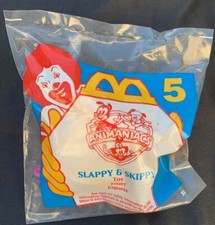  SEALED 1994 MCDONALDS HAPPY MEAL TOYS ANIMANIACS 5 SLAPPY  SKIPPY TOY