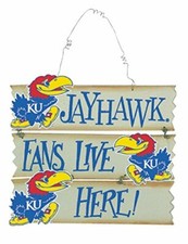 University Of Kansas Hanging Fan Sign