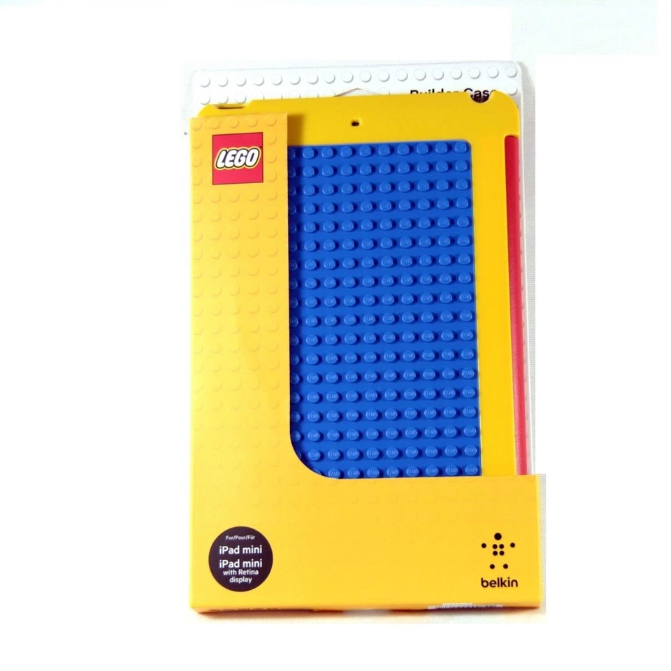 BELKIN LEGO BUILDER CASE FOR IPAD MINI 3 2 1 BASE PLATE YLW BLUE RED F7N110B1C00 - Image 4 of 4