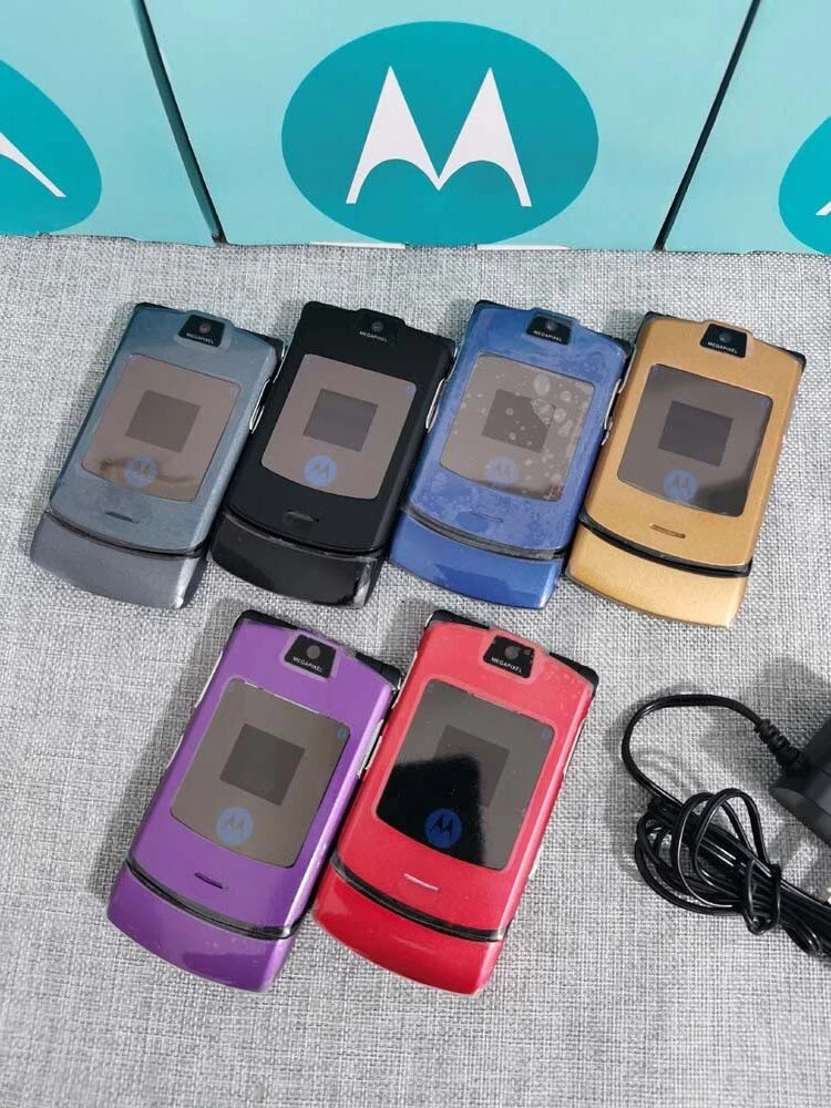 Motorola RAZR V3i Unlocked Cell Phones & Smartphones with 12.0