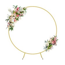 Wokceer Round Backdrop Stand 6.6FT Circle Balloon Arch Frame Circle Backdrop ...