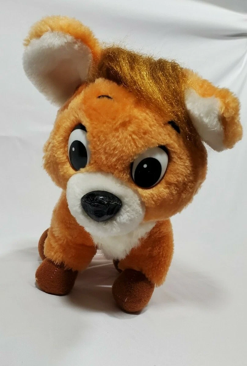 Peluche vintage Disney le renard et le l vrier Tod Fox jouet en peluche