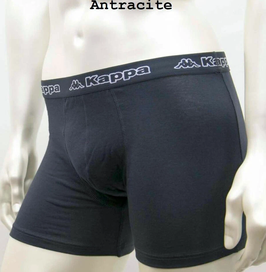 6 Kappa Men's Stretch Cotton Boxers With Logoed External Elastic Art K1211 - Image 3 of 4