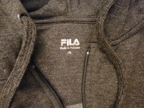 NWT FILA Mens Hoodie Medium Gray Full Zip Hoodie Perform Classic $55 MSRP 12526 - Picture 3 of 8