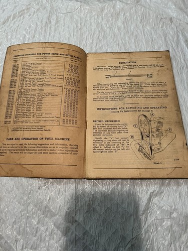 mccormick deering universal tractor mower no 25 v operater manual - Picture 2 of 6