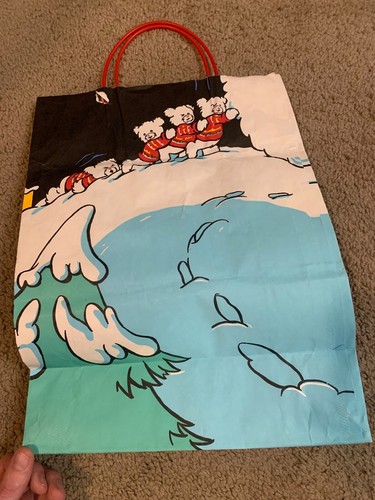 1986 Gift Bag Vintage Bloomingdales Paper - Christmas Designer: Fontanelli 80s - Picture 5 of 13