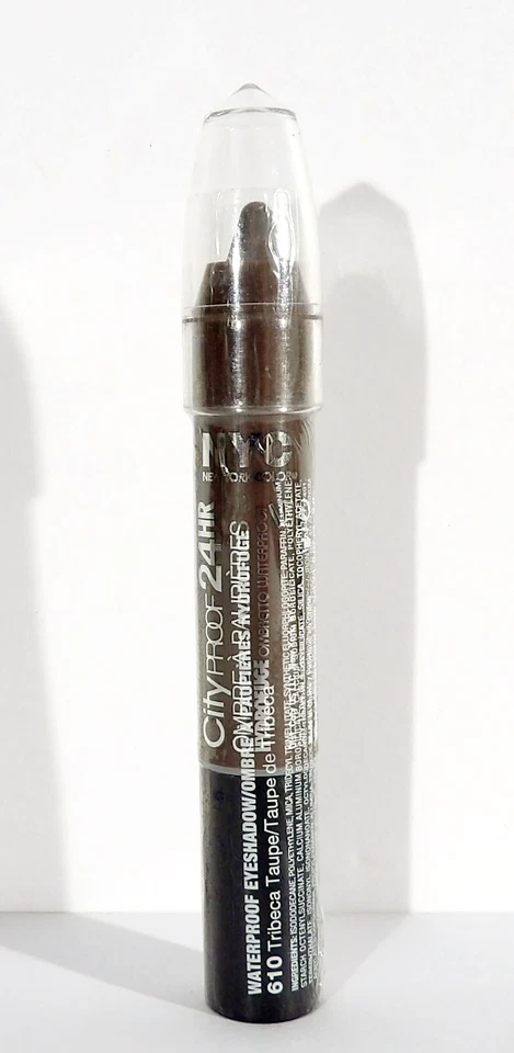 Водонепроницаемые тени для век NYC City Proof 24HR 610 TRIBECA СЕРО-КОРИЧНЕВЫЕ сняты с производства ЗАПЕЧАТАННЫЕ - Изображение 2 из 3