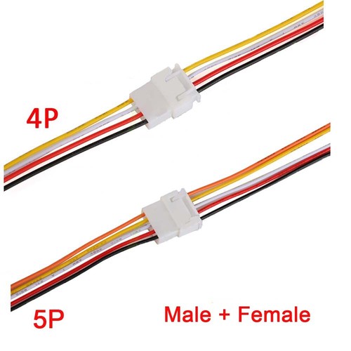 2/3/4/5/6Pin XH2.54mm Connector Plug Cable Wire Socket Terminal Male or Female - Picture 2 of 11