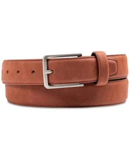 Alfani Mens Faux Suede Belt Apparelbelt Medium Brown