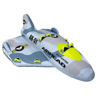 AIRHEAD Jet Fighter Towable Tube 1-4 Rider Inflatable Boat Tube Heavy Duty 96''