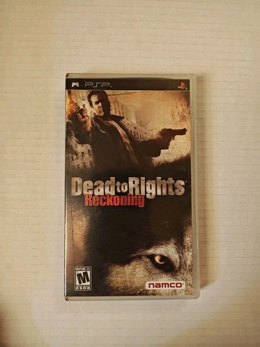 Dead to Rights Reckoning Sony PSP Complete in Box Tested Working
