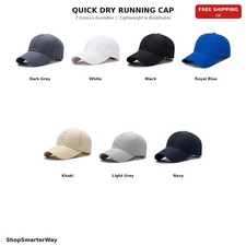 Mens Quick Dry Sports Cap Breathable Running Baseball Hat Outdoor Sun UK
