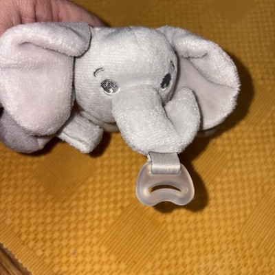 Philips Avent Soothie Snuggle Pacifier Holder Elephant Plush I101
