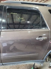 07-17 GMC ACADIA LH Driver Rear Side Door VIN J 11th Digit Limited Brown