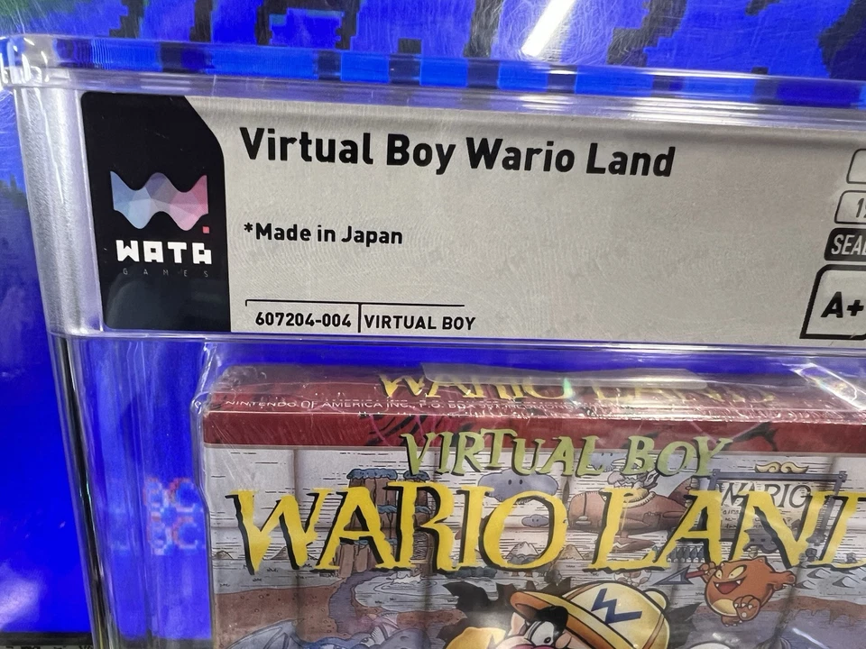 1995 Virtual Boy Wario Land Graded WATA 9.0 A+ Sealed BRAND NEW Nintendo "VR" - Image 2 of 4